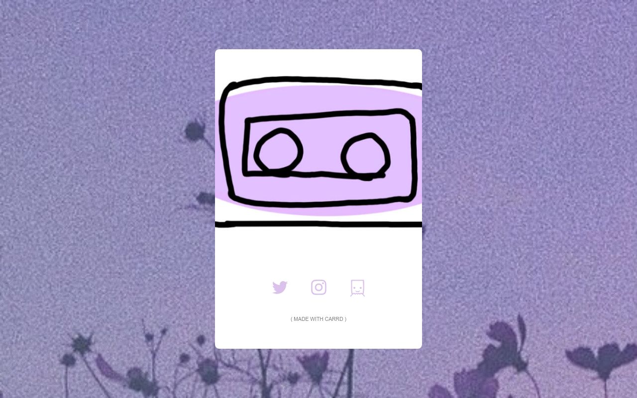 Carrd profile picture for @hix